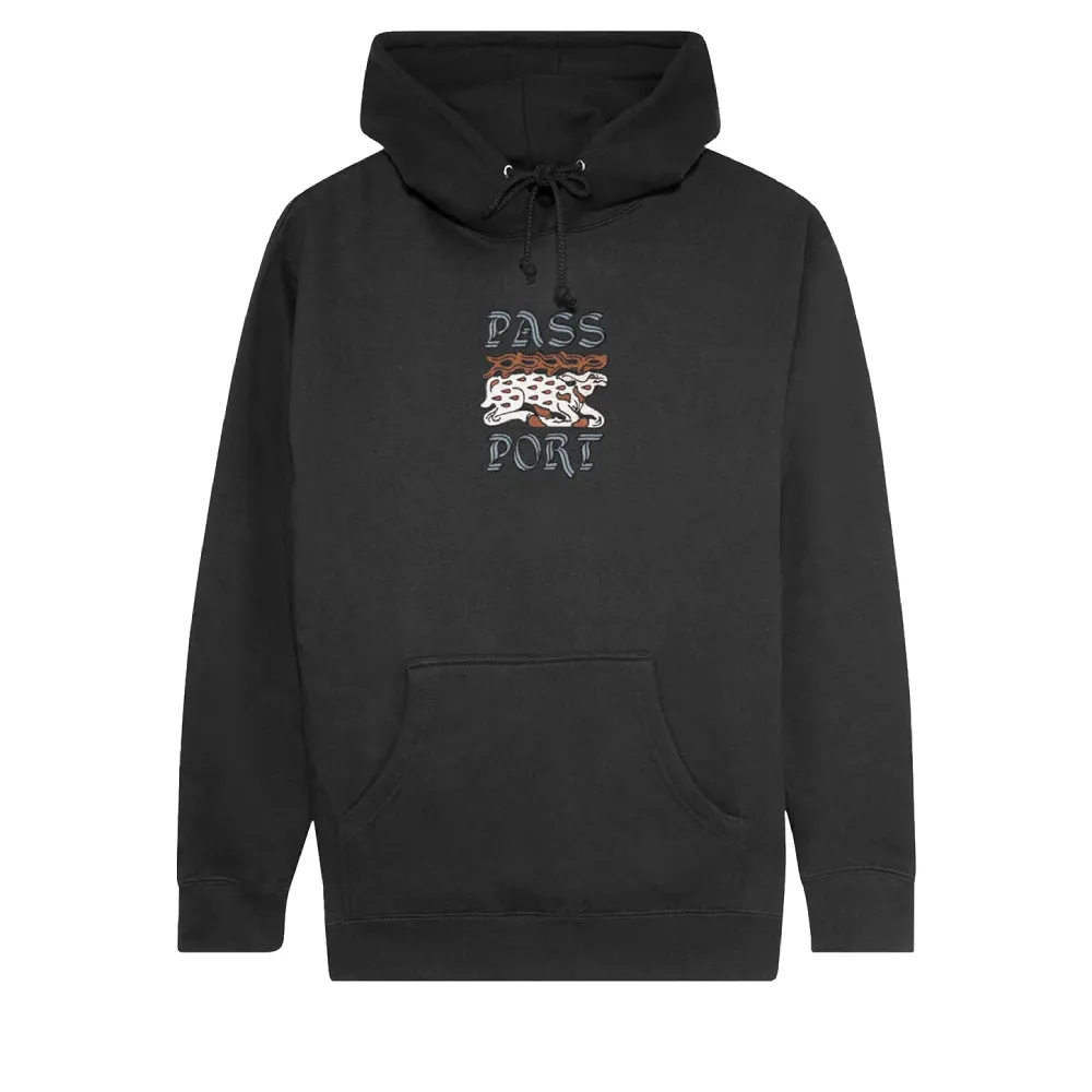 Pass Port Antler Hoodie Black