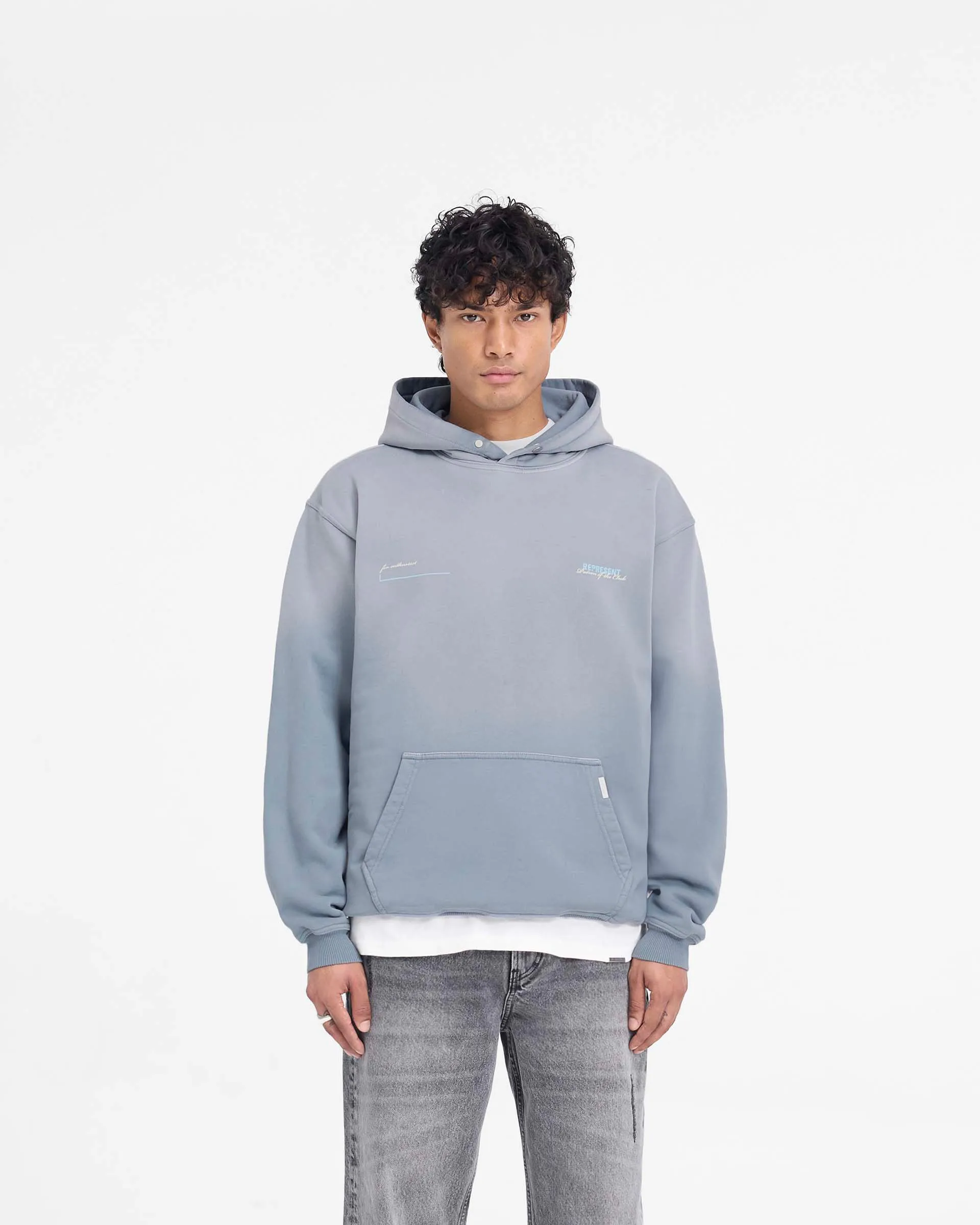 Patron Of The Club Hoodie - Washed Grey