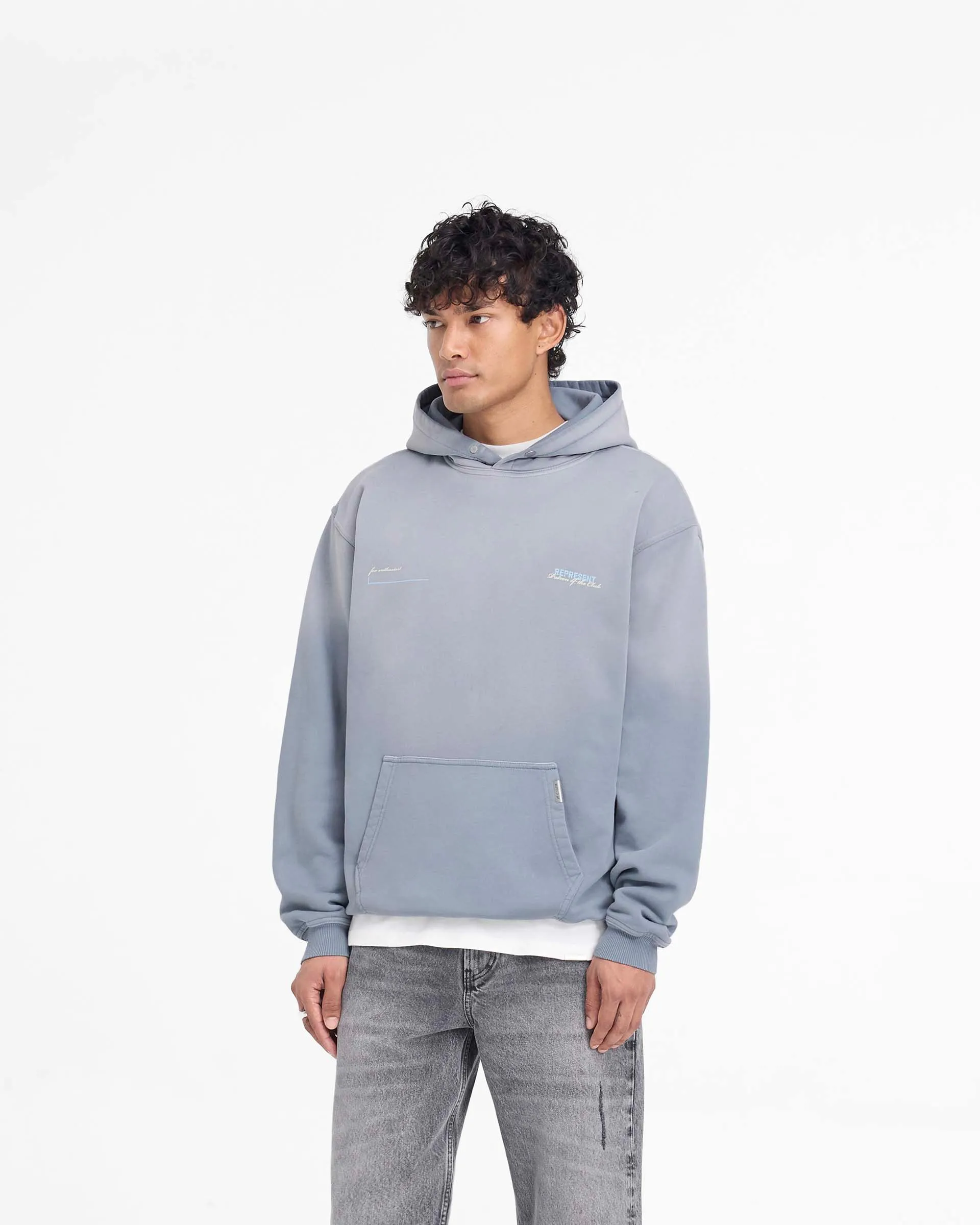 Patron Of The Club Hoodie - Washed Grey