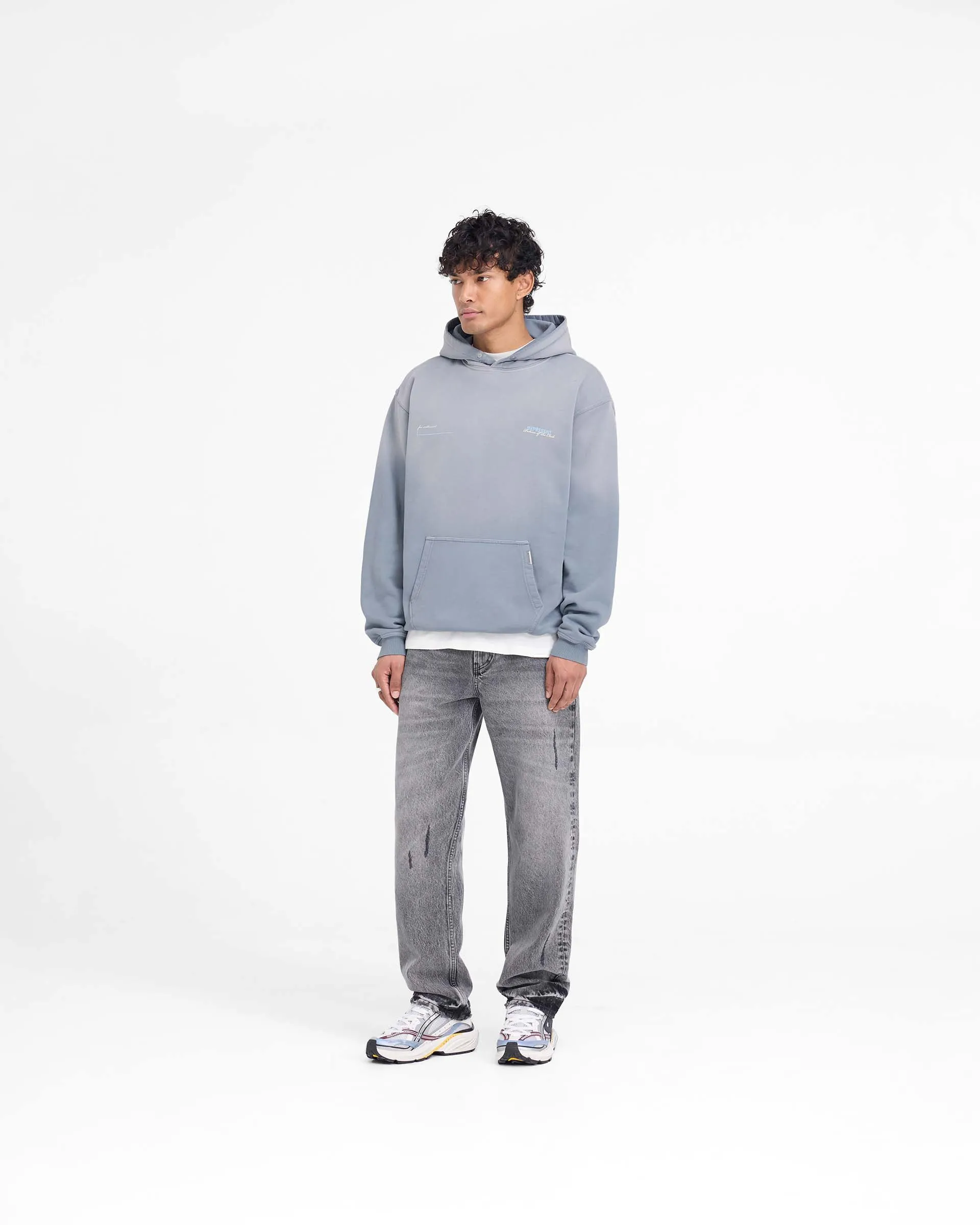 Patron Of The Club Hoodie - Washed Grey