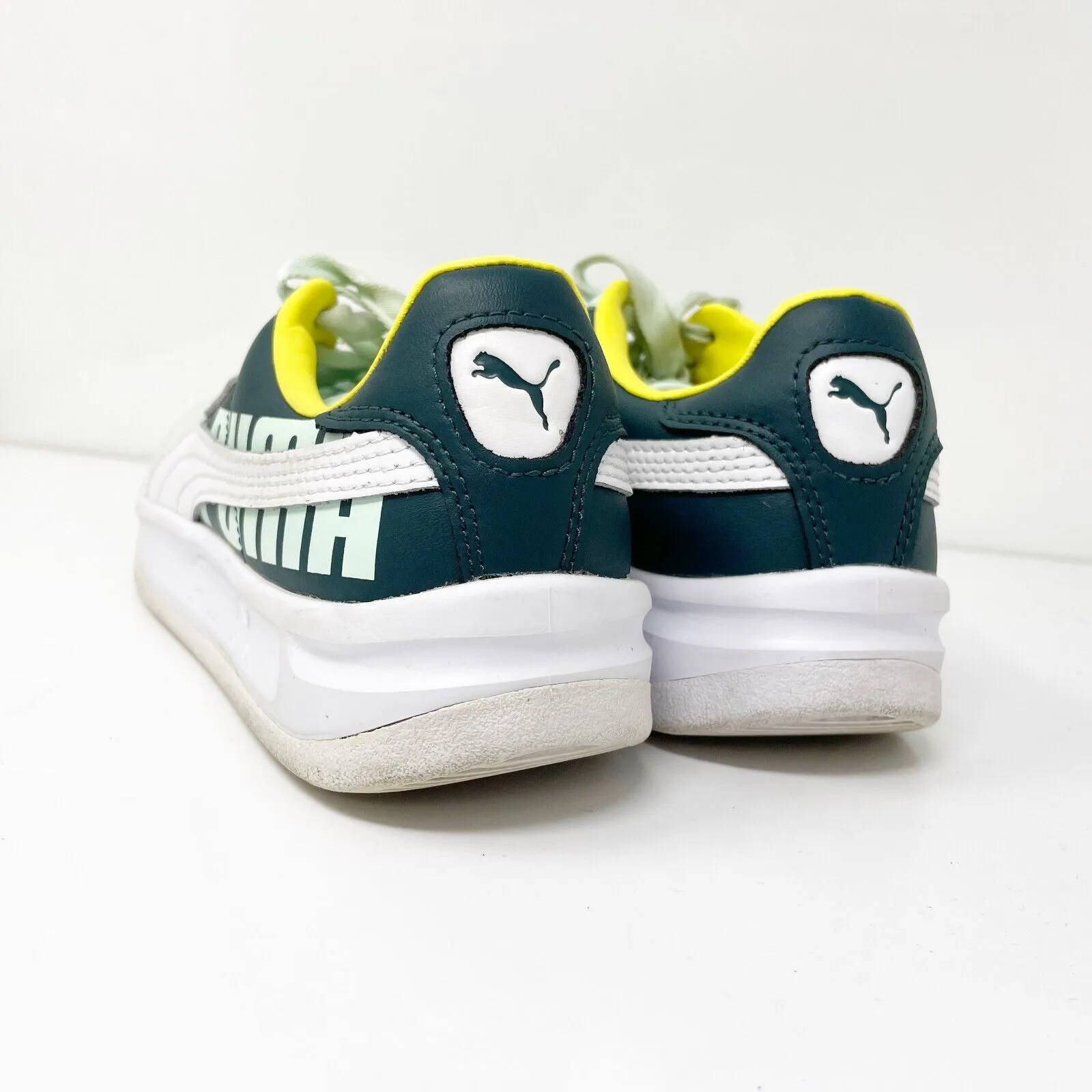 Puma Womens California 370315 01 Green Casual Shoes Sneakers Size 7