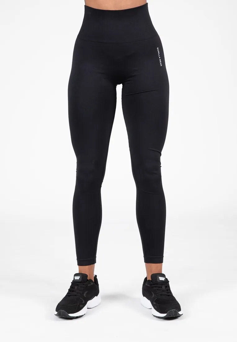 Quincy Seamless Leggings - Black - M/L Gorilla Wear