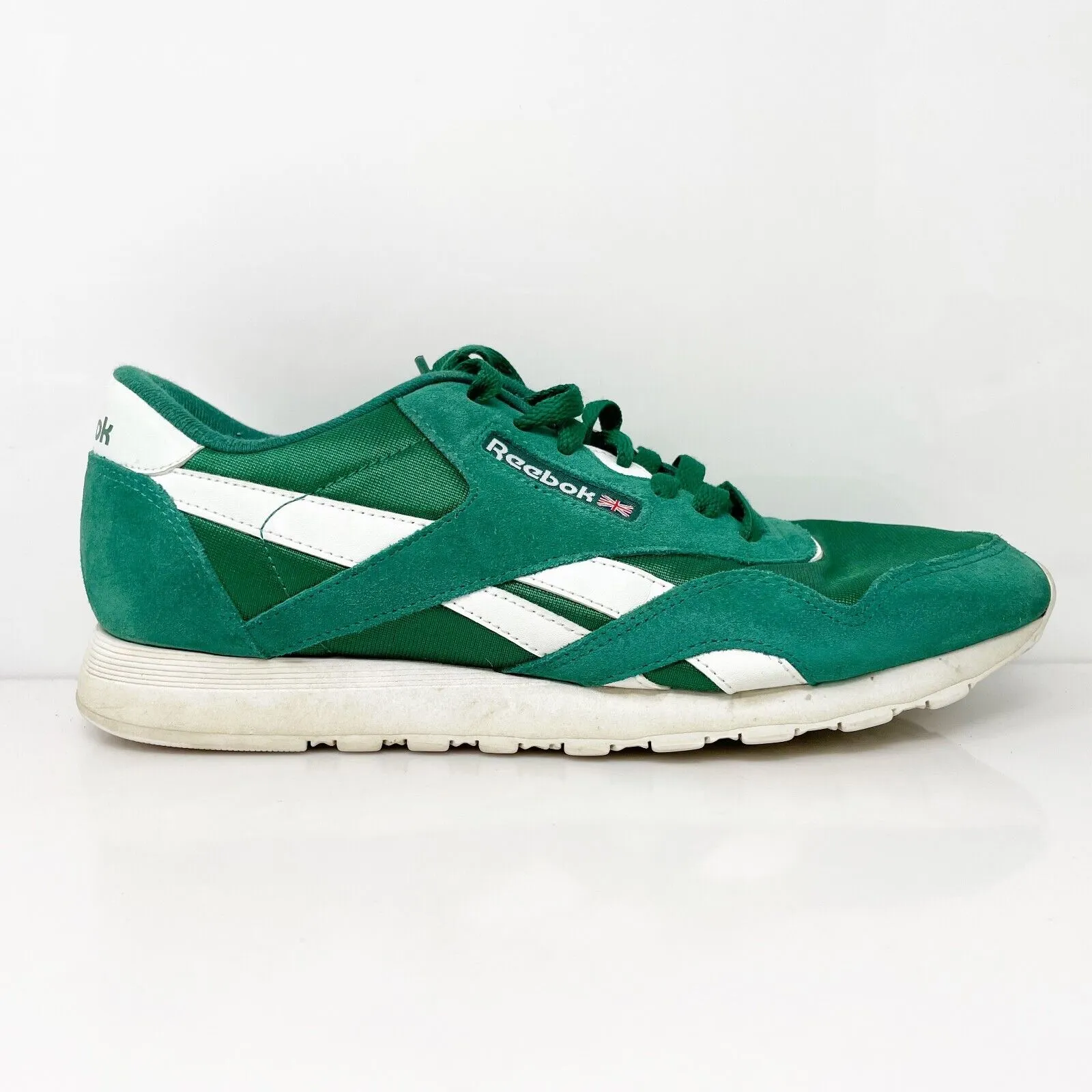 Reebok Mens Classic DV5791 Green Casual Shoes Sneakers Size 9