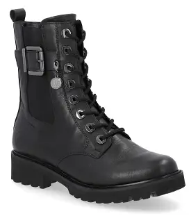 Remonte D8668-00 Womens Leather Lace Up Biker Boot