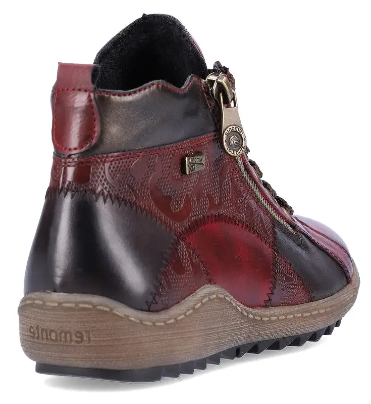 Remonte R1467-35 Womens Water-Resistant Leather Ankle Boot