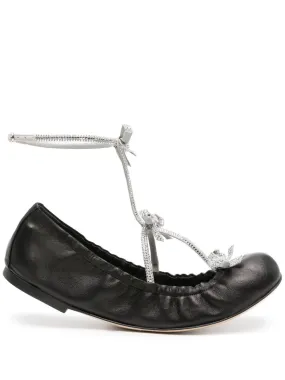 Rene' Caovilla Flat Shoes Black