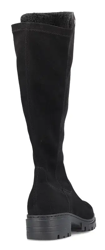 Rieker 76890-00 Zip Fastening Knee High Boot