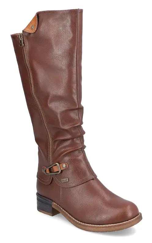 Rieker 94652-25 TX Womens Zip Fastening Knee High Boot