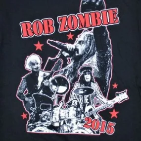 Rob Zombie Live Stars 2015 Tour T-Shirt