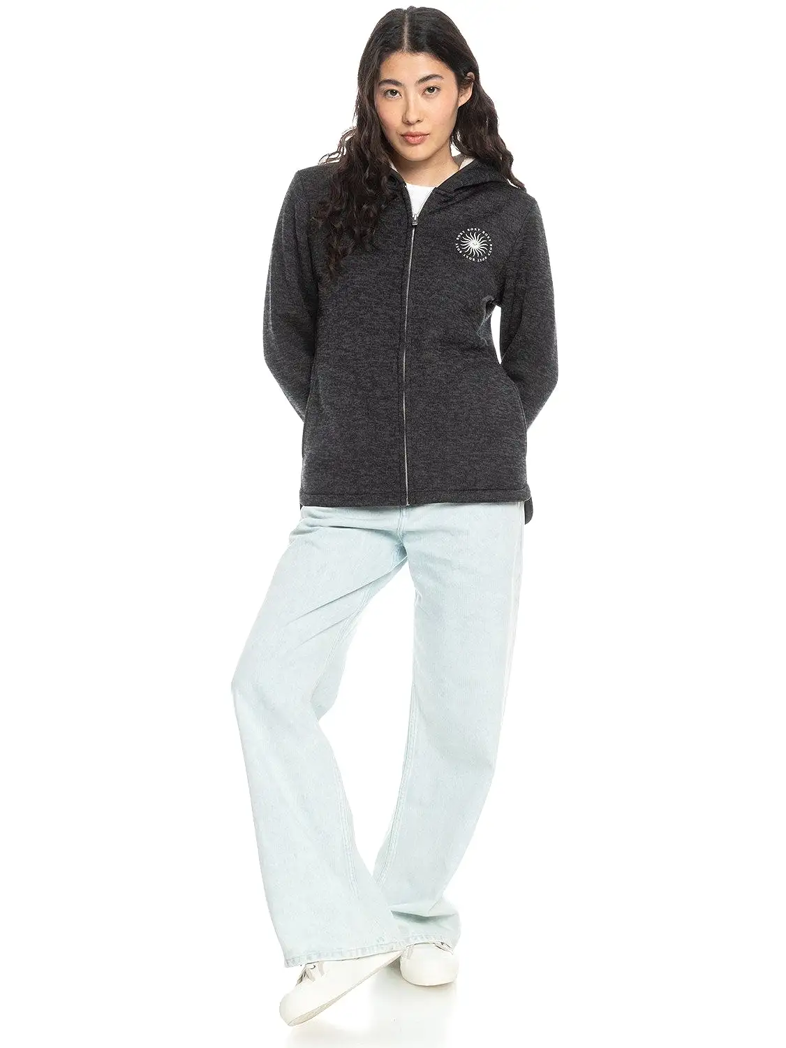 Roxy Ladies Petal Fever Polar Fleece Hoodie