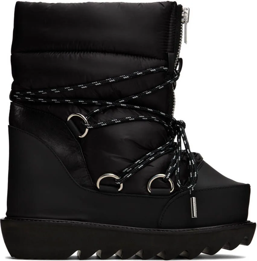 Sacai Black Nylon Boots