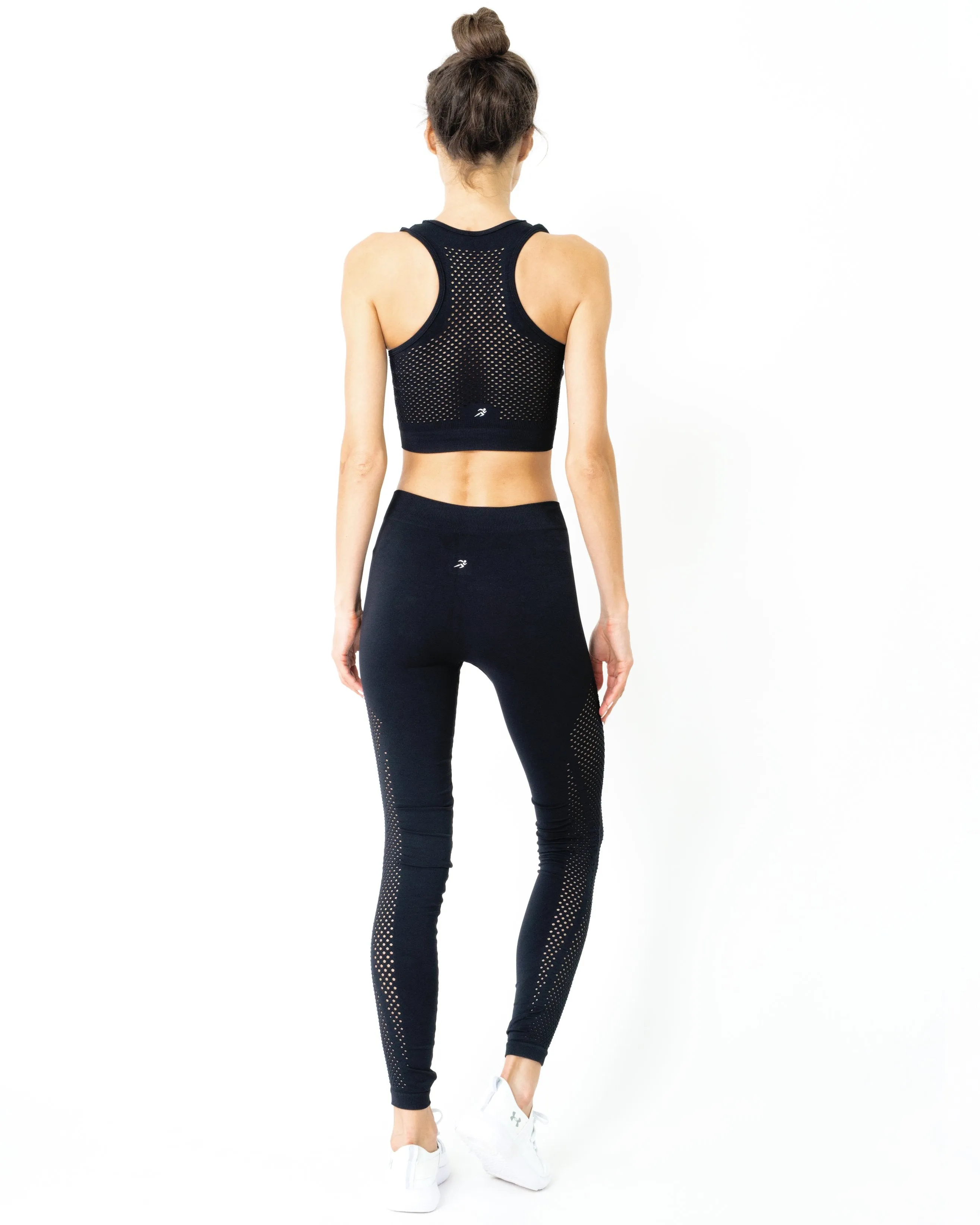 Savoy Active Milano Seamless Leggings - Black [MADE IN ITALY]