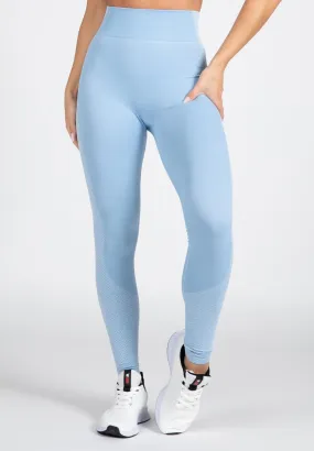 Selah Seamless Leggings - Light Blue - S/M Gorilla Wear