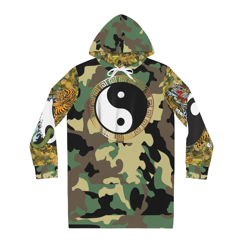 Serpent's Revenge (YinYang) Hoodie Dress