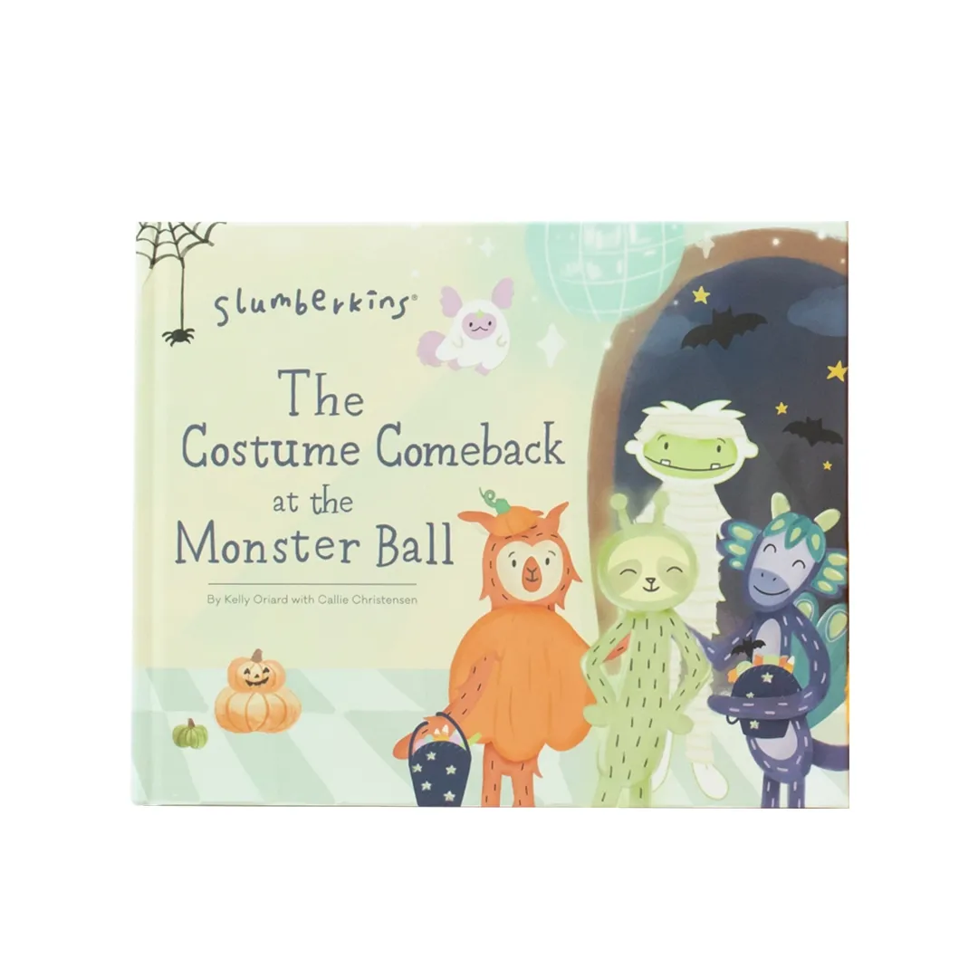 Slumberkins Halloween Bundle / Peacock Dragon Kin + the Costume Comeback Book