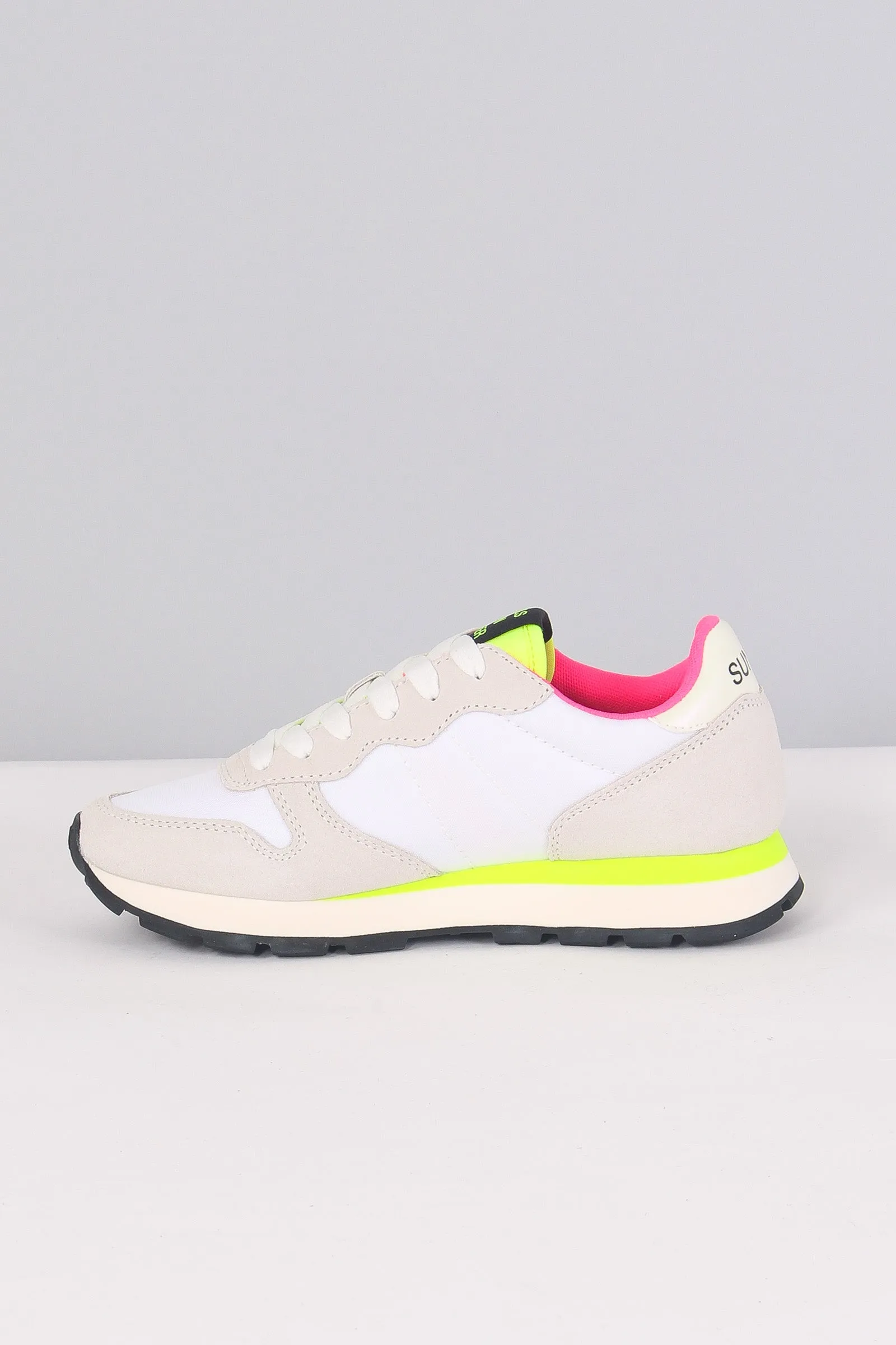 Sneaker Ally Solid Nylon Bianco/giallo