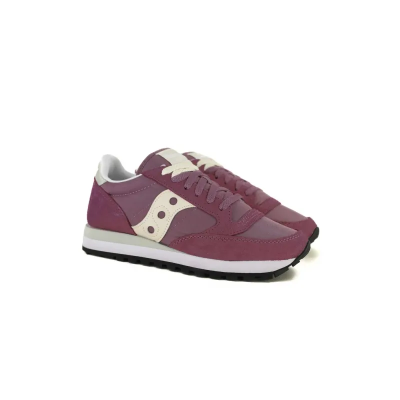 SNEAKERS DONNA JAZZ ORIGINALS IN PELLE E NYLON, CICLAMINO