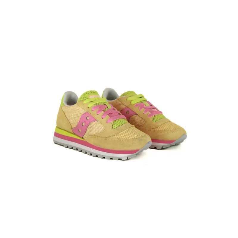 SNEAKERS DONNA JAZZ ORIGINALS TRIPLE, GIALLO