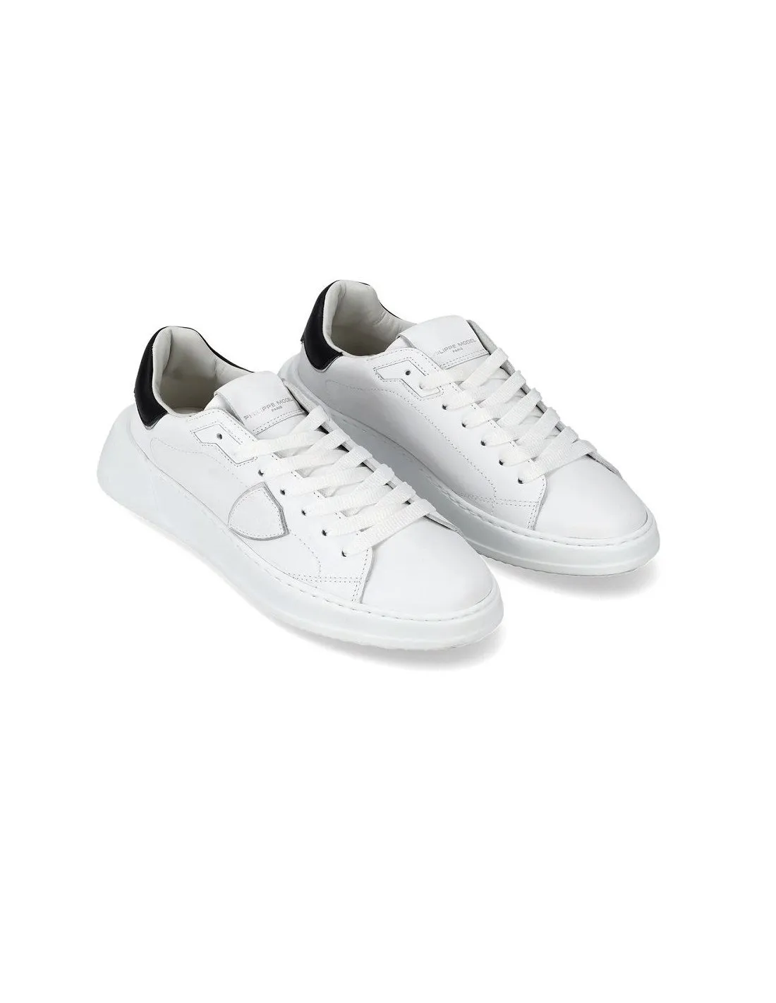 Sneakers philippe model donna basse bjld v010 tres temple bianca