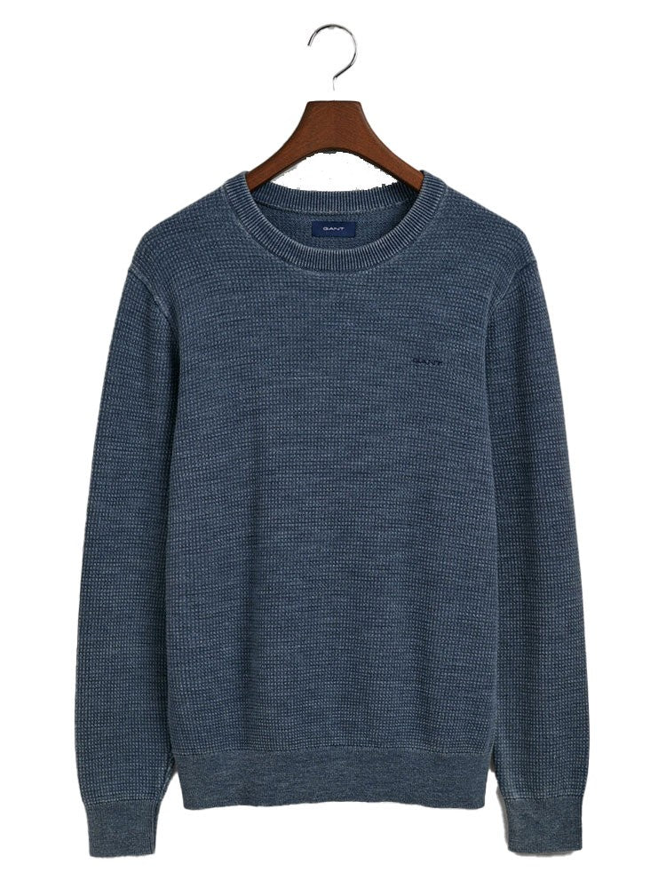 Sunfaded Crew Neck Sweater                             Marine