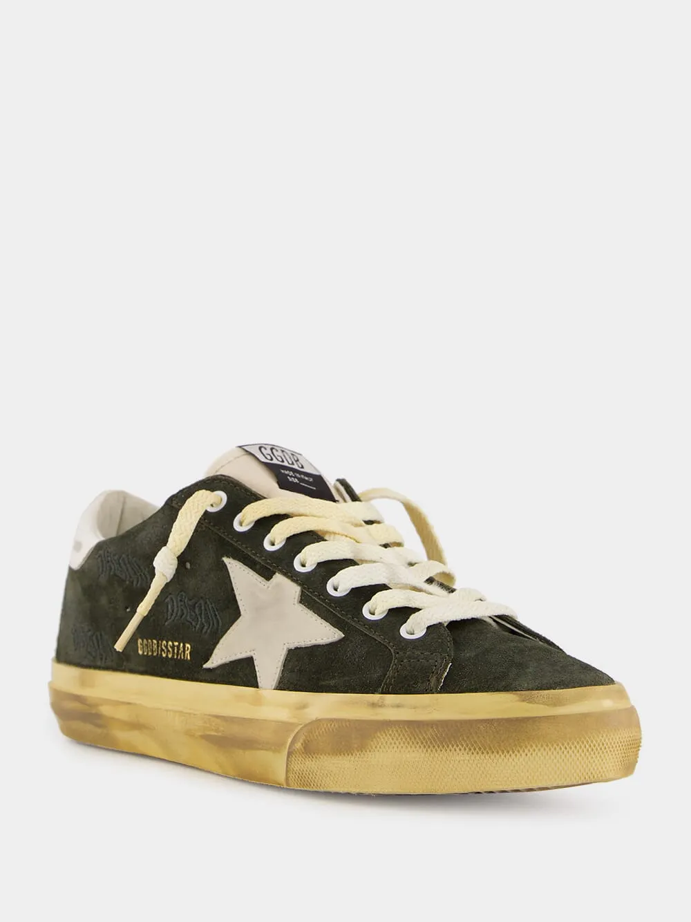 Super Star Green Suede Sneakers