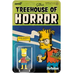 THE SIMPSONS REACTION WAVE 4  (TREEHOUSE OF HORROR V2) -  HUGO SIMPSON ACTION FIGURE