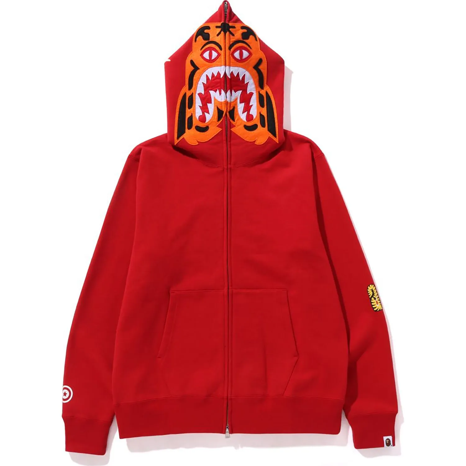 TIGER FULL ZIP HOODIE MENS