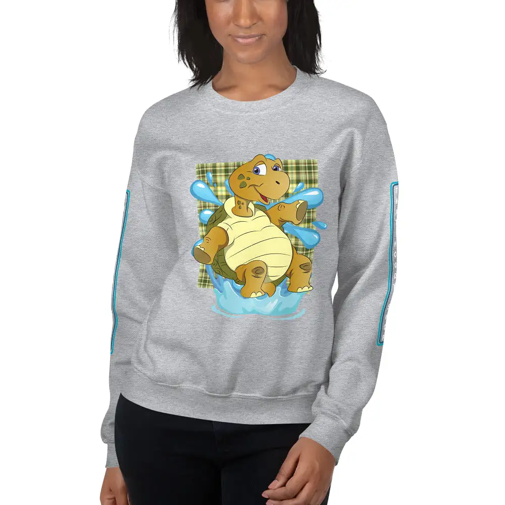 Turtle Splash HD Unisex Sweatshirt