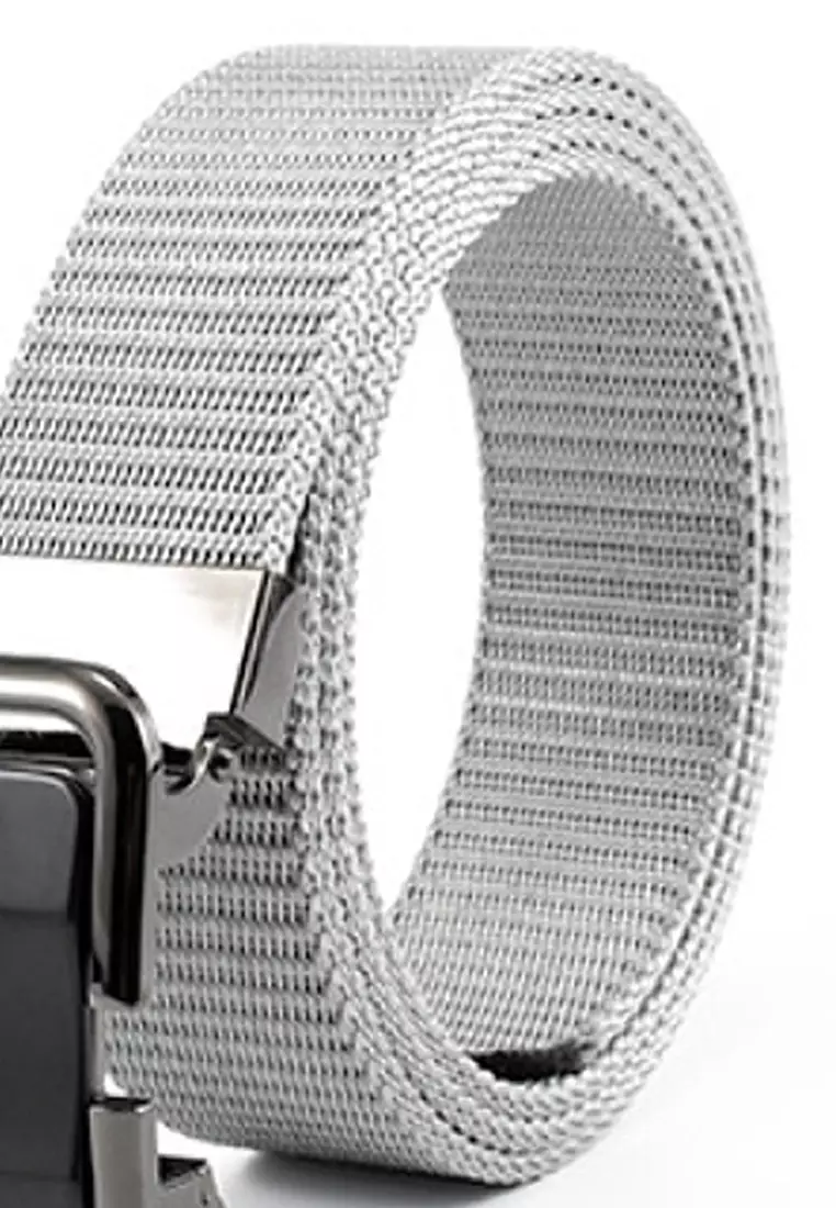 Twenty Eight Shoes VANSA Fashion Automatic Buckle Nylon Belt  VAM-Bt193546B