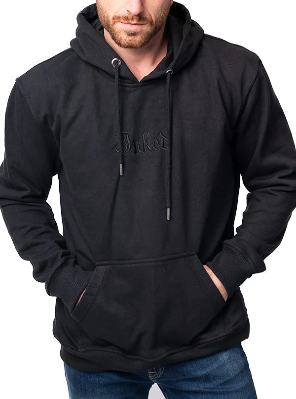 Unisex Inked Logo Embroidered Hoodie