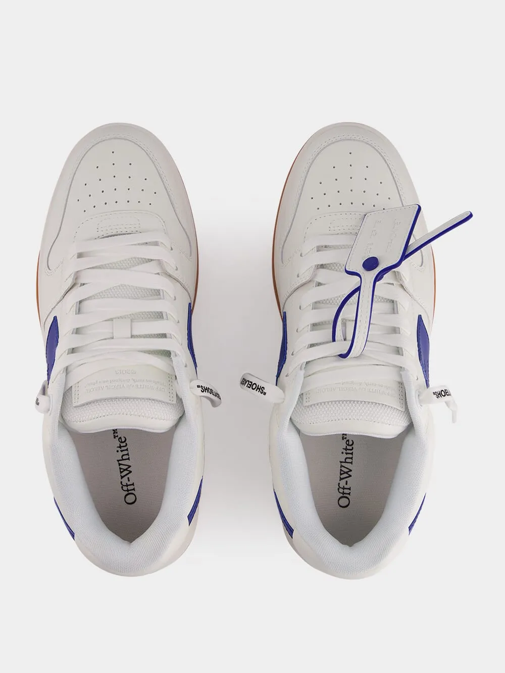 White and Blue Out Of Office Sneakers