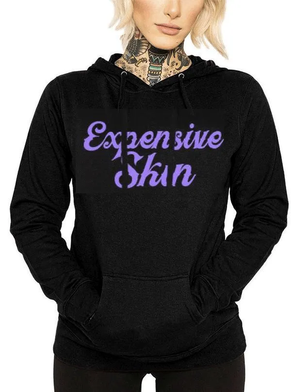 Women's Expensive Skin Cursive Hoodie