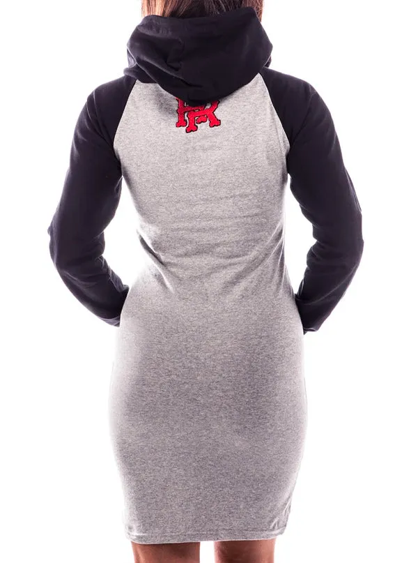 Women's Wash Poppin Hoodie Dress